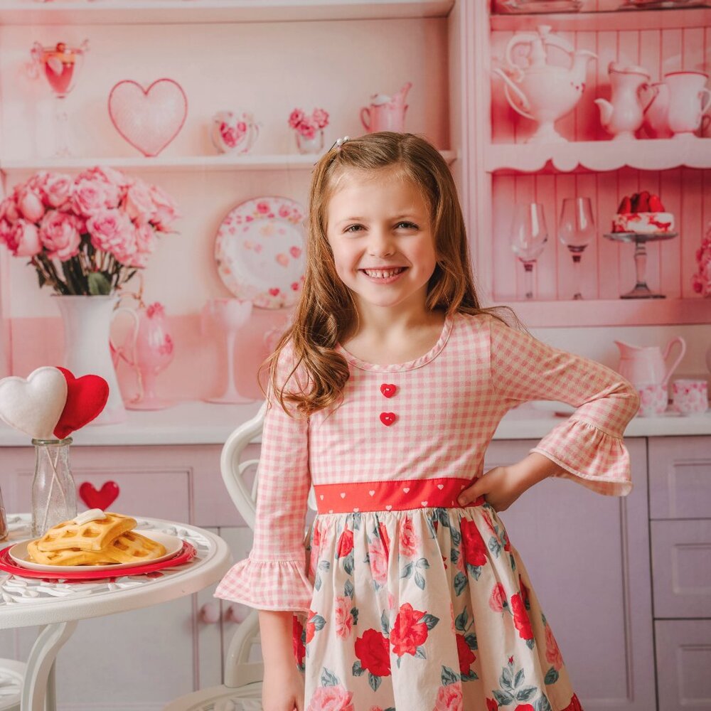 Eleanor Rose Valentine's Dress, size 5/6